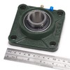 XIKE 2 Pcs UCF206-18 Bore 1-1/8" Pillow Block Square Flange