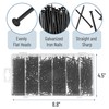 Mr. Pen- Nail Assortment Kit, 1200 Pcs, 4 Sizes, Black,
