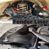XUKEY 4 Mud Liner Splash Flaps Fender Seals Inner For