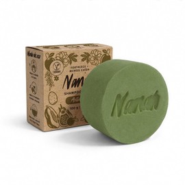 NANAH Shampoo en Barra Fortalecedor para el Crecimiento del Cabello Delgado con Romero y Tepezcohuite I Sin Sulfatos y Sin Parabenos I Libre de Plástico, Ecológico, Biodegradable y Vegano I 100 gr.