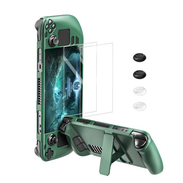 bibuks Steam Deck Case,Steam Deck OLED Protective Case,Non-Slip Skin Protective
