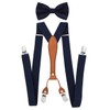 axy PU25 Men's Braces with Bow Tie Set of 2