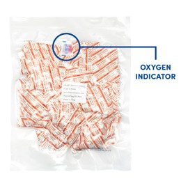 100 CC [300 Packets] Premium Oxygen Absorbers for Food Storage, Oxygen Scavengers Packets(2 Bag of 150 Packets) - ISO 9001 Certified Facility Manufactured