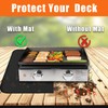 Amerbro 24x31in Heat Resistant Grill Mats for Outdoor Grill 17in