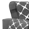 Elegant Comfort Quilted Furniture Protectors Solid and Printed Design Reversible