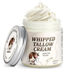 IIIMEIDU Beef Tallow for Skin, Tallow and Honey Balm for Face Moisturizer Cream,