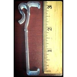 6 Pack of 3 Inch Valance Clips for Window Blinds