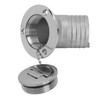 Angled Boat Deck Fill Cap 316 Stainless Steel Marine Deck
