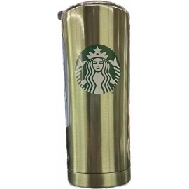 Starbucks 2021 Gold Color Stainless Steel Tumbler Mug Cup 20 oz