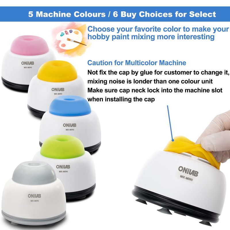 ONiLAB Mini Vortex Mixer with Touch Function, Lab Mixing, Nail