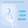 FCV Wired Earphones for iPhone Earbuds with Lightning Connector Plug&Play