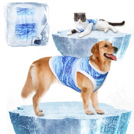 Cooling Vest for Dogs, Summer Cool and Comfortable Dog Coat for Small to Medium Dogs (L)