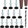 CECOMBINE Levelling Feet, 12 Pack Furniture Feet Adjustable M8 x
