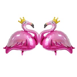 FIMWOLZ XXL Flamingo Foil Balloons, Pack of 2 Flamingo Balloons, Pink Flamingo Balloons, Large, Balloons Flamingo for Wedding Birthday Party Decoration, Surprise Gift for Girlfriend