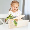 CooShou Parakeet Nesting Box Cockatiel Nesting Natural Pine Bird Nest