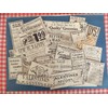 mixed holiday ephemera vintage junk journal supplies colla