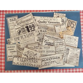 mixed holiday ephemera vintage junk journal supplies colla