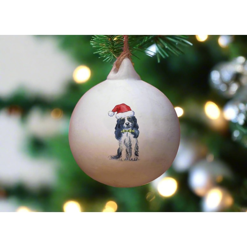 Image Industry Cocker Spaniel Ceramic Bauble - Tree Decoration -