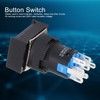 25Pcs Push Button Switch Self Locking AC DC 24V Accessory