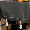 Mikinona 4pcs Marble Tablecloth Weights Clips Moon Shape Design for