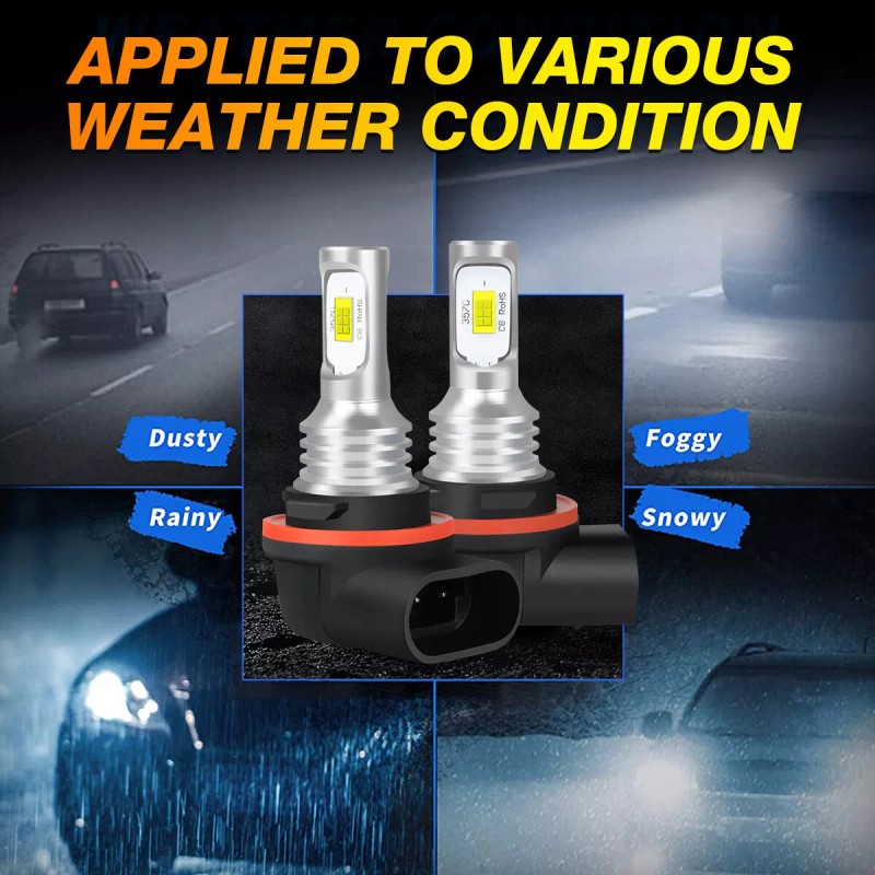SHENKENUO For Polaris Ranger 400 500 570 White 881 LED