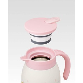 Skater VSP6 Stainless Steel Tabletop Pot, 20.3 fl oz (600 ml), Vacuum Double-Wall Construction, Thermos