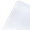 Refillable A4 Clear File Storage Holder Refills, Set of 60,
