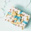 Birthday Wrapping Paper For Kids Girls Boys, Giraffe Frog Crocodile