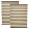 RecPro RV Blinds Pleated Shades 2 Pack | Cappuccino |