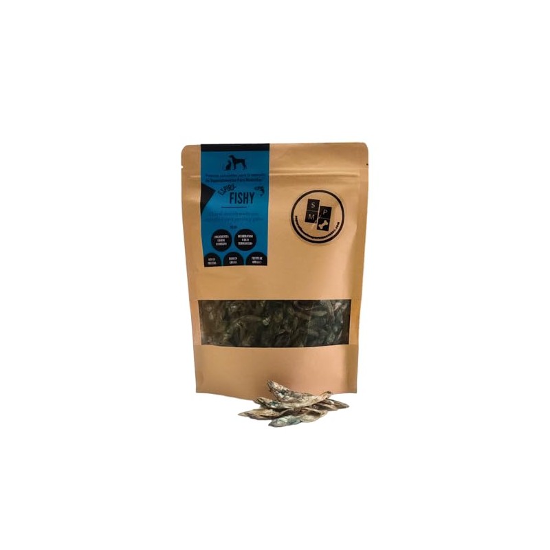 Premios Saludables para Perro De Pescado Y Espirulina 100g