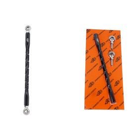 POWER JAMES Black 11.5" to 12.5" Adjustable Drilling Bit, Shifter Linkage Rod, Shift Linkage Rod Compatible with Harley Davidson Softail,Touring and Trike FLS FLH FXBR