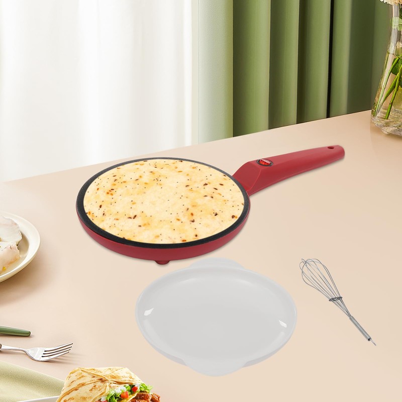 8" Electric Crepe Maker, 110V 550W Corded Electric Crepe Pan
