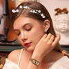 Alovez Double-layer Pearl Headband Bridal Wedding Metal Hair Band Hair