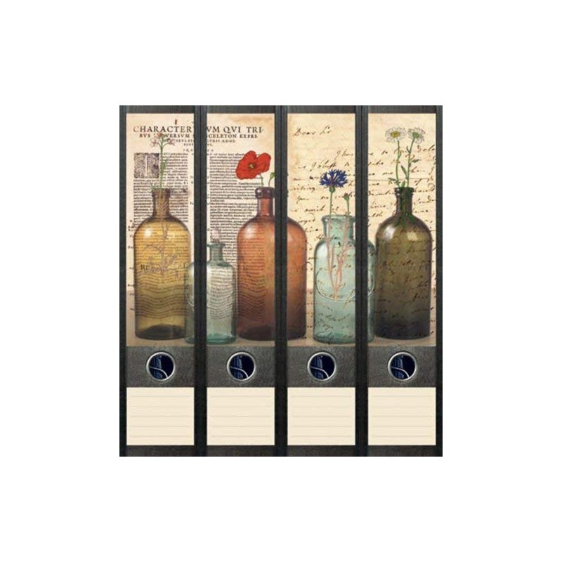 Spine Labels for Wide Folders Bottles Bottles File Sticker Labels
