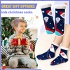 AMENLAN Kids Boys Fuzzy Slipper Socks Winter Soft Warm Thick