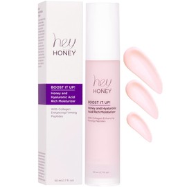 Hey Honey Hey Honey Skincare Boost It Up Honey Extract & Hyaluronic Acid Rich Moisturizer | Targets Premature and Advanced Signs of Aging | Cruelty Free, Clean Ingredients and Paraben Free | 1.7 Oz