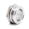 QiiMii Stainless Steel 304 Bulkhead Compression Fitting 1.5" Tri Clamp