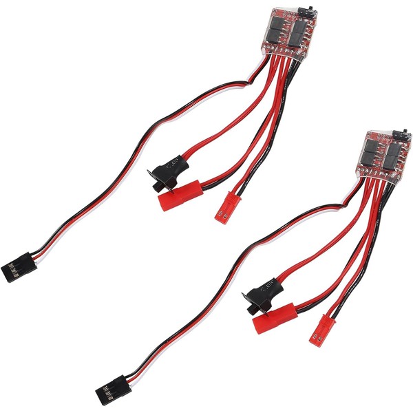 ALAMSCN 2pcs RC ESC 20A ESC Electronic Speed Controller with