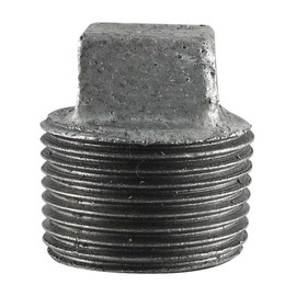 LDR Industries LDR 311 P-112 Galvanized Plug, 1-1/2-Inch, 1-1/2 Inch, Black