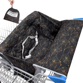 Shopping Cart Cover for Baby Unicorn Castle 2 In1 High Chair Cover Universal Fit Grocery Cart Cover for Baby Girl Shopping Cart Seat Covers Machine Washable