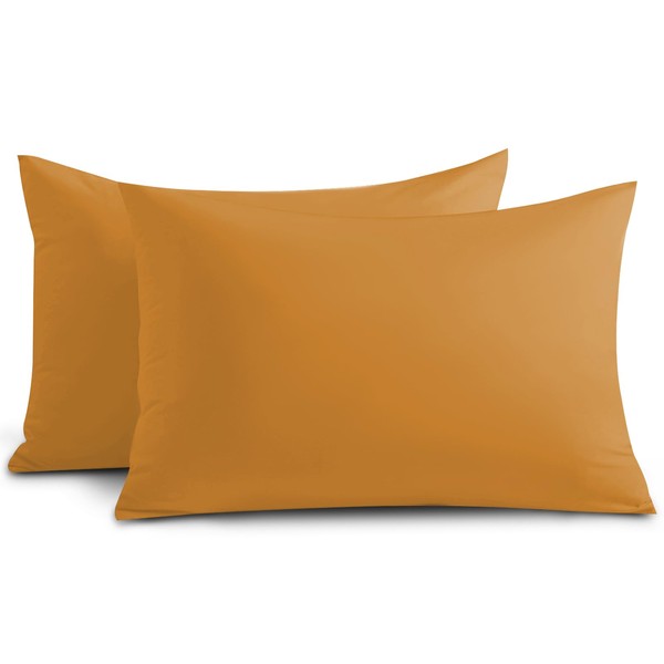 Yorkshire Bedding Pillow Cases 2 Pack - Brushed Microfiber Housewife