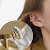 Lucpee Lymphatic Auriculotherapy White Onyx Ear Cuff, Astennu Lymphvity MagneTherapy