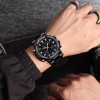 Lige Mens LIGE Classic Luxury Wristwatch Sport Waterproof Quartz Silicone
