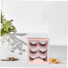 FRCOLOR Natural False Eyelashes Fluffy Wispy Lightweight Glitter Makeup Lashes