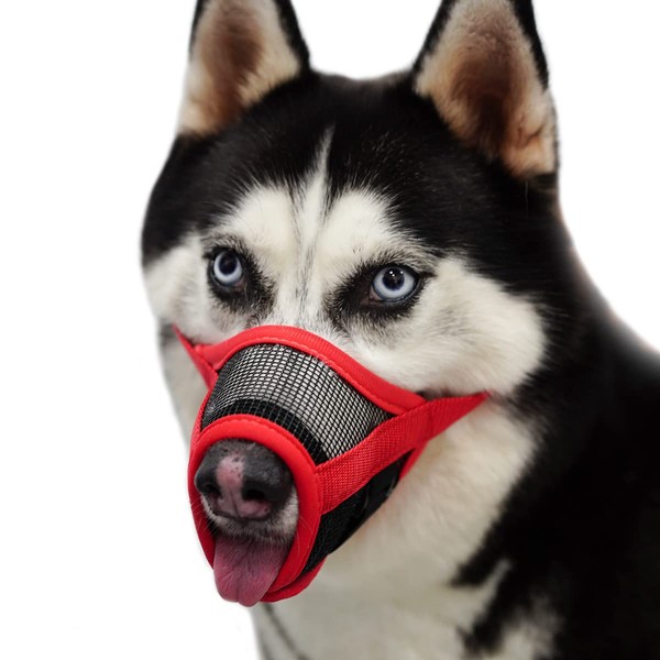 Mayerzon Dog Muzzle with Adjustable Strap to Prevent Biting Fierce