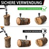 MaxEarn Firewood Drill, Drill Cone Wood Splitter, 42 mm, Cone
