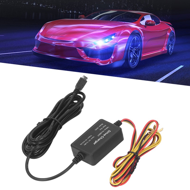 Dash Cam Hardwire Kit Rubber Metal for Mirror Cam GPS