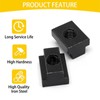 Sydien T Slot Nuts 10pcs, M8 Threads Black Oxide Finish