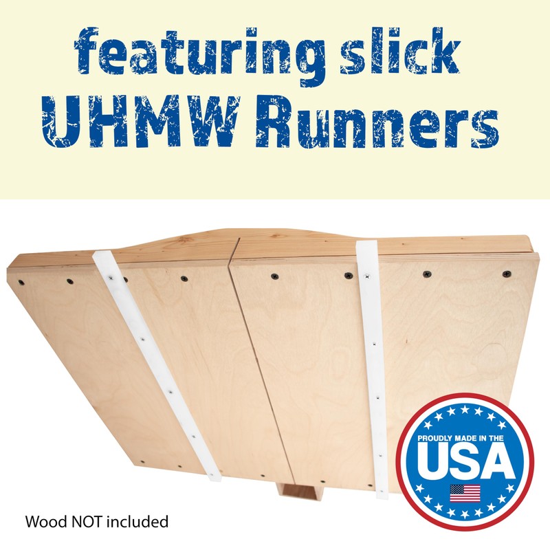 Fulton DIY 17" Crosscut Sled for Table Saw Kit w/Undrilled