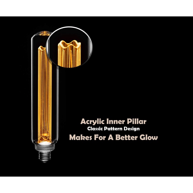 Next Glow Decorative LED Light Bulb E26 Standard Base, Acrylic